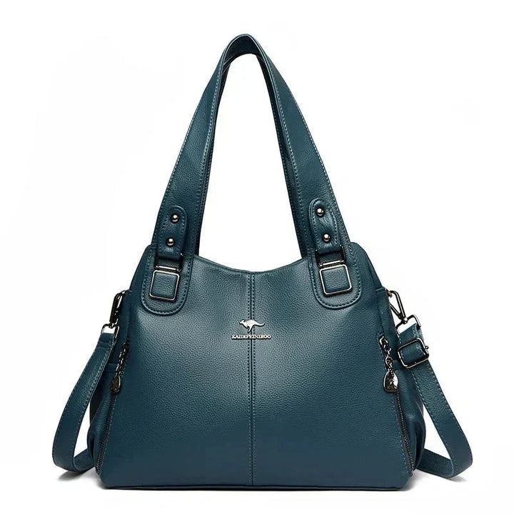 India™ Classic Vintage Vegan Leather Shoulder Bag