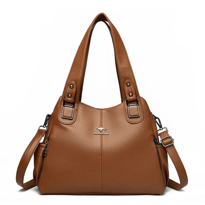 India™ Classic Vintage Vegan Leather Shoulder Bag