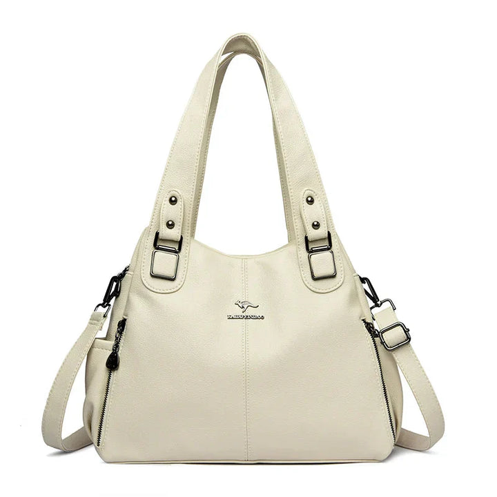 India™ Classic Vintage Vegan Leather Shoulder Bag