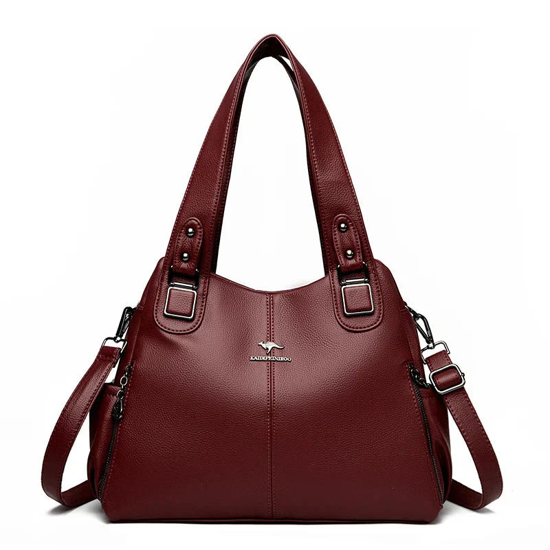India™ Classic Vintage Vegan Leather Shoulder Bag