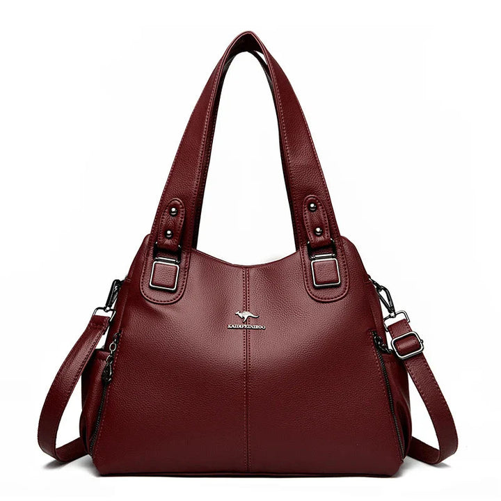 India™ Classic Vintage Vegan Leather Shoulder Bag