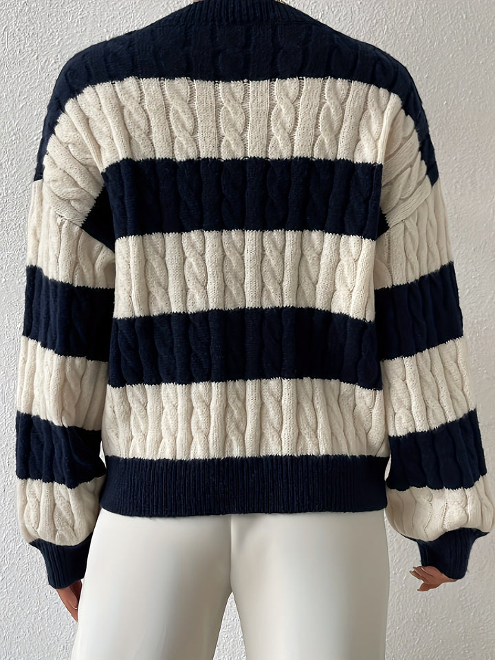 MELIE - Stylish Colour-Block Jumper