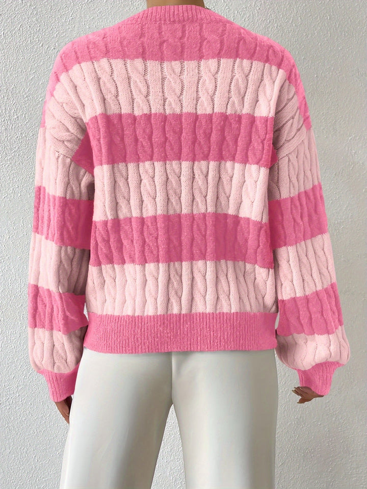 MELIE - Stylish Colour-Block Jumper