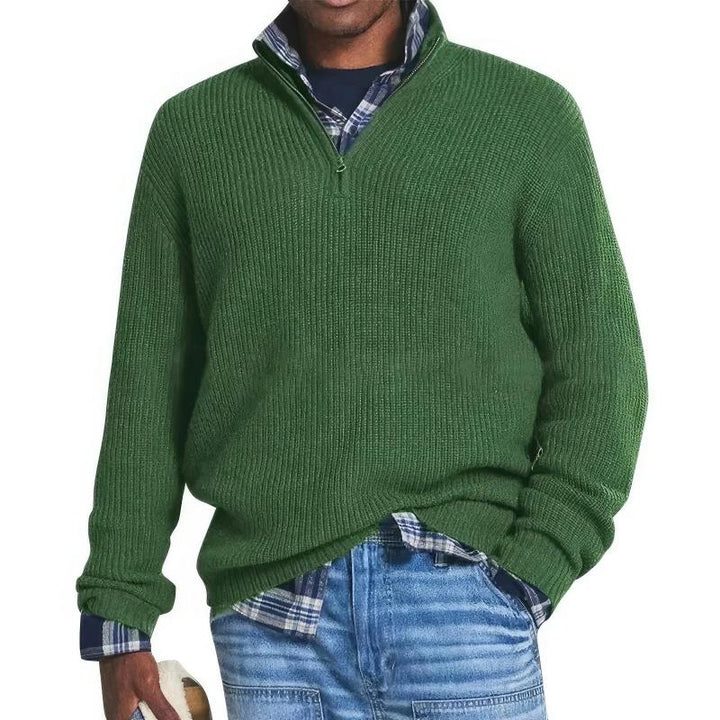 Finn™ | Knitted Zip-Up Sweater for Men