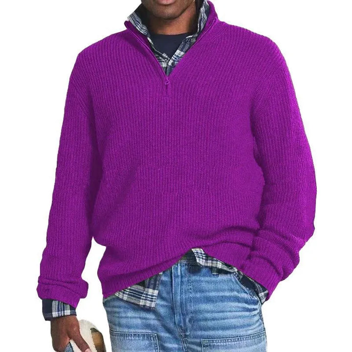 Finn™ | Knitted Zip-Up Sweater for Men