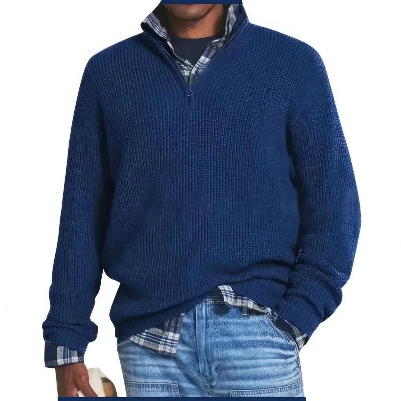 Finn™ | Knitted Zip-Up Sweater for Men