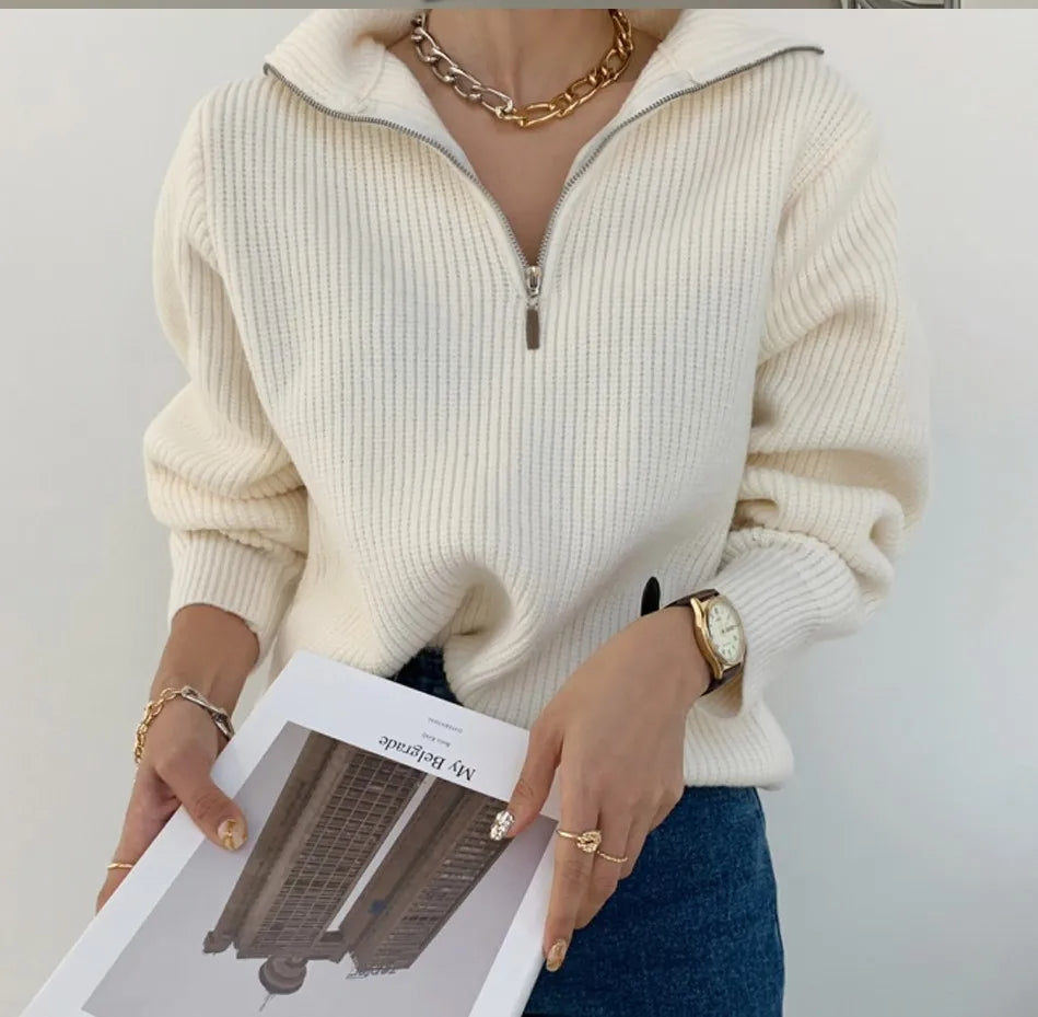 ANN – High Quality Zip Sweater