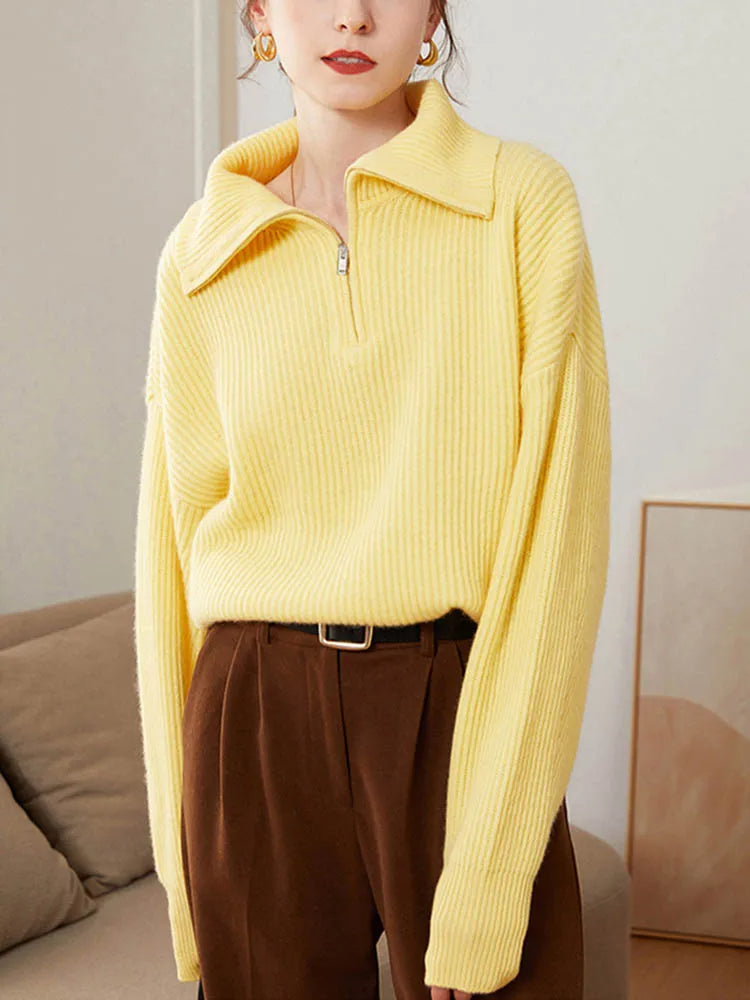 ANN – High Quality Zip Sweater