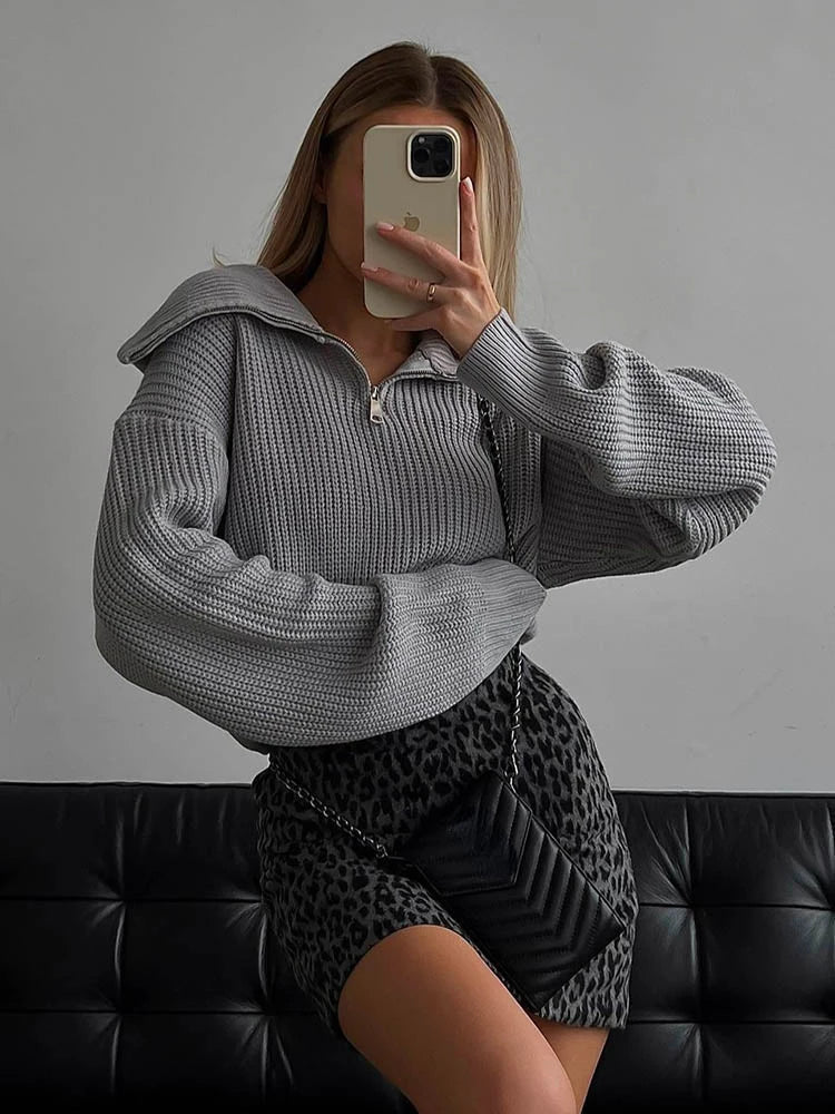 ANN – High Quality Zip Sweater