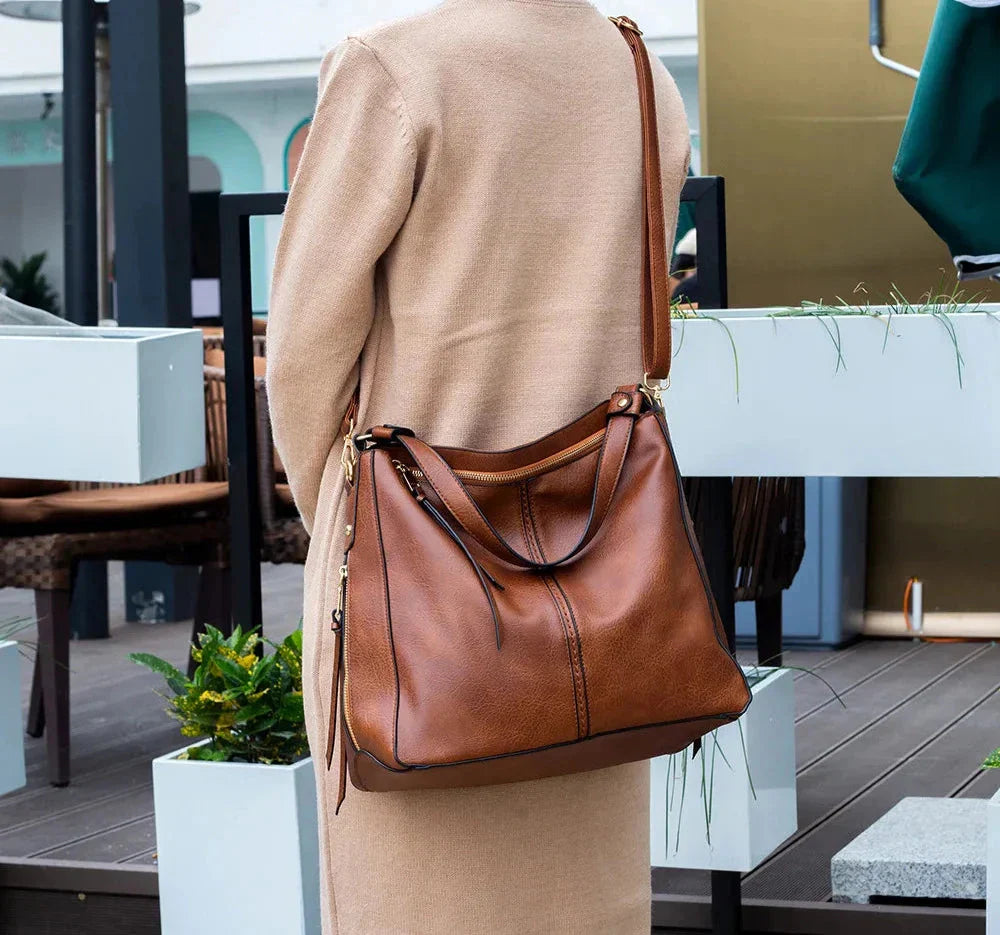 Vegan Leather Hobo Bag