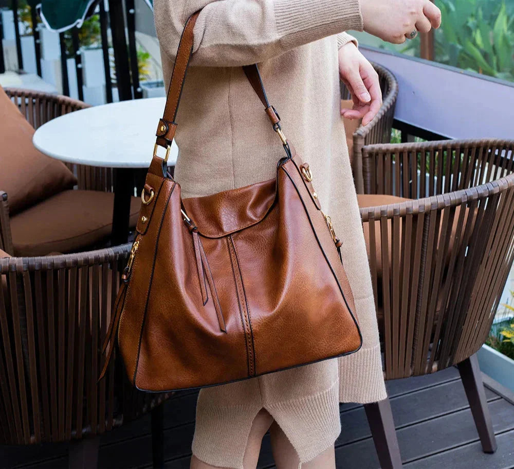 Vegan Leather Hobo Bag