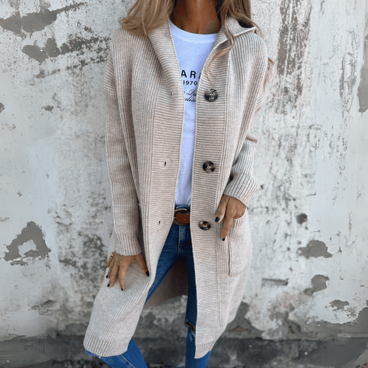 Lorène | Timeless Long Knit Cardigan