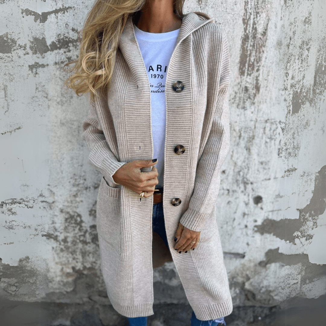 Lorène | Timeless Long Knit Cardigan