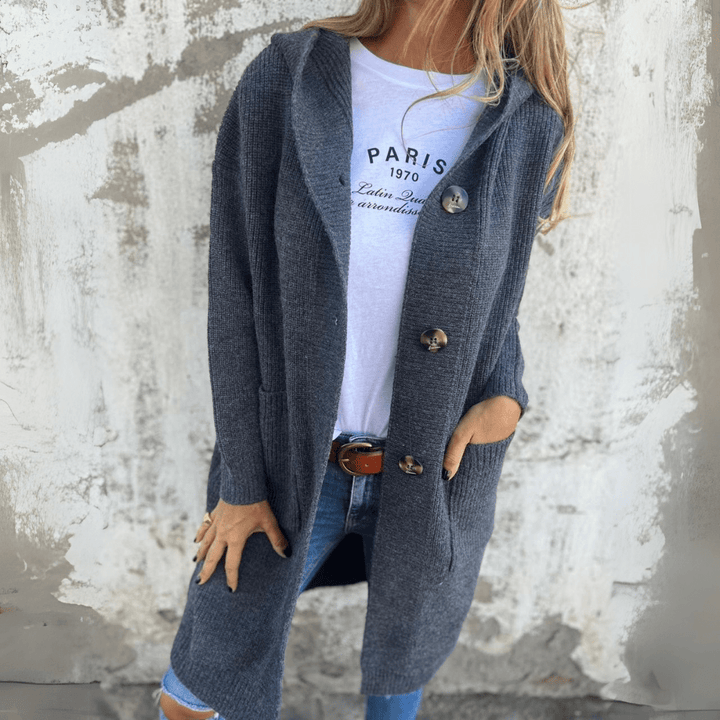 Lorène | Timeless Long Knit Cardigan