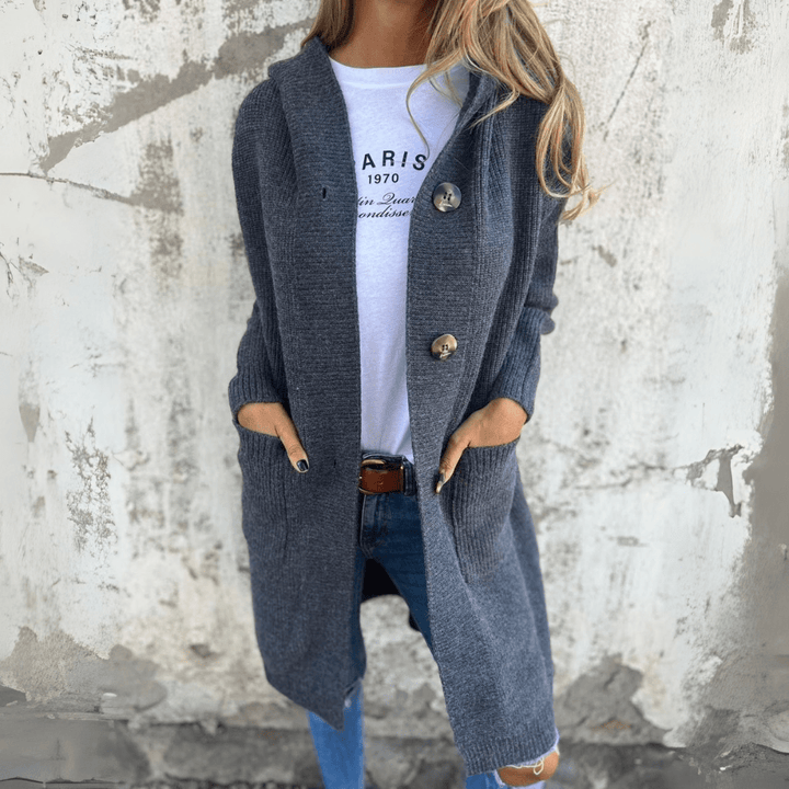 Lorène | Timeless Long Knit Cardigan