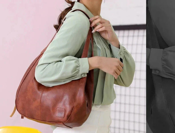 Vintage Vegan Leather Handbag