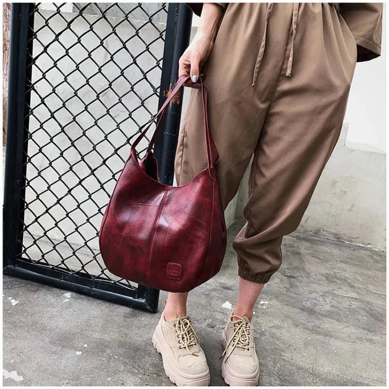 Vintage Vegan Leather Handbag