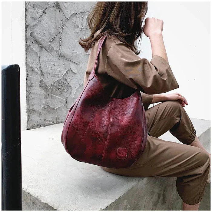 Vintage Vegan Leather Handbag