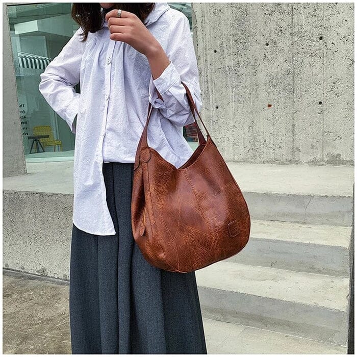 Vintage Vegan Leather Handbag