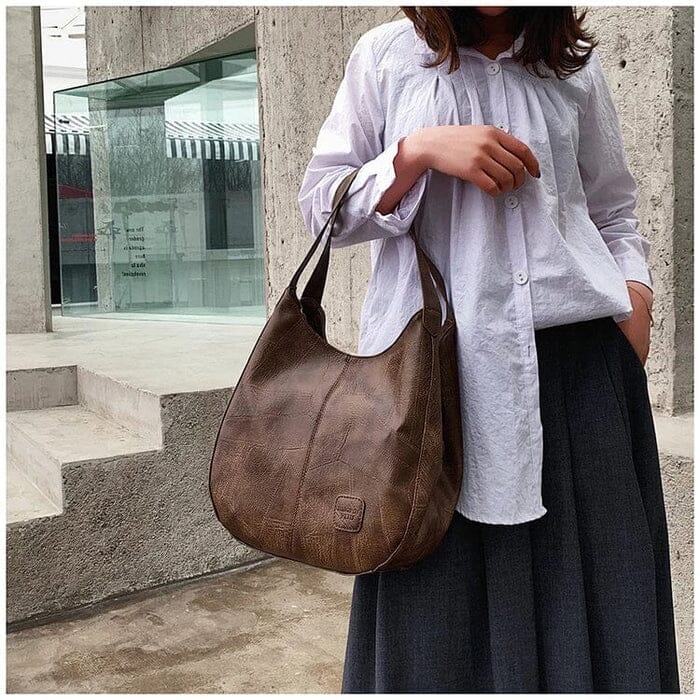 Vintage Vegan Leather Handbag