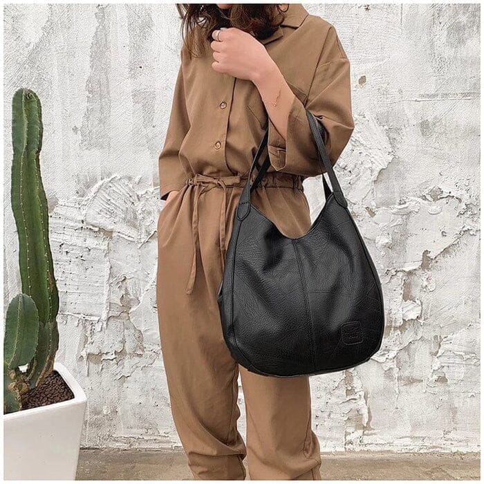 Vintage Vegan Leather Handbag