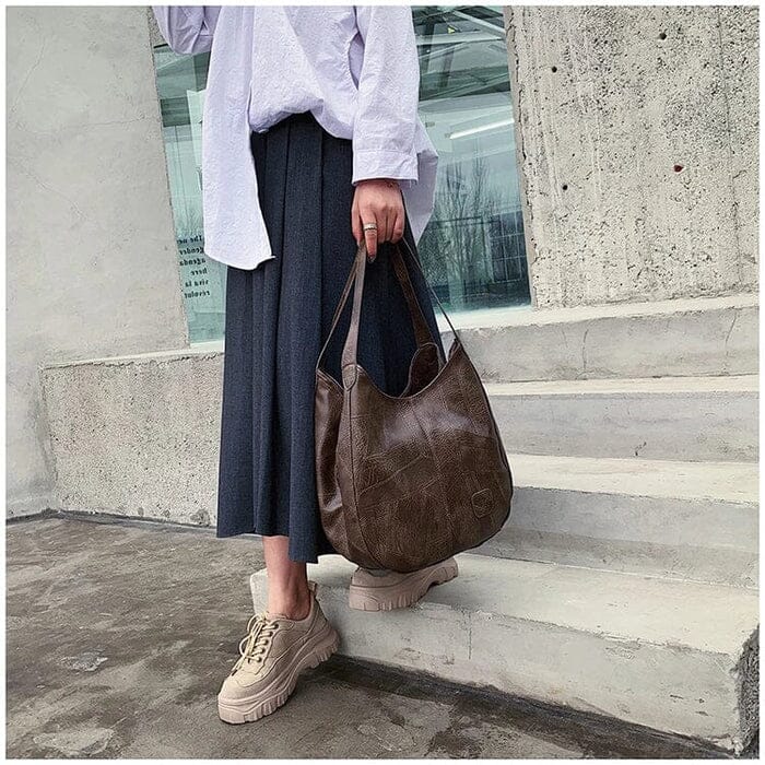Vintage Vegan Leather Handbag