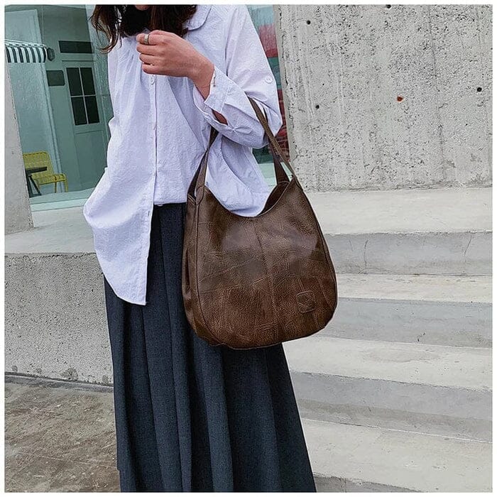 Vintage Vegan Leather Handbag