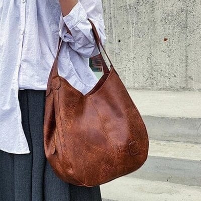 Vintage Vegan Leather Handbag