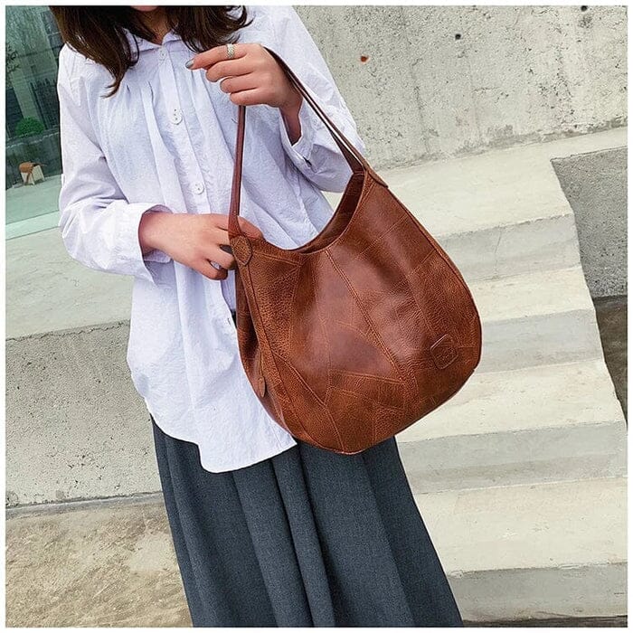 Vintage Vegan Leather Handbag